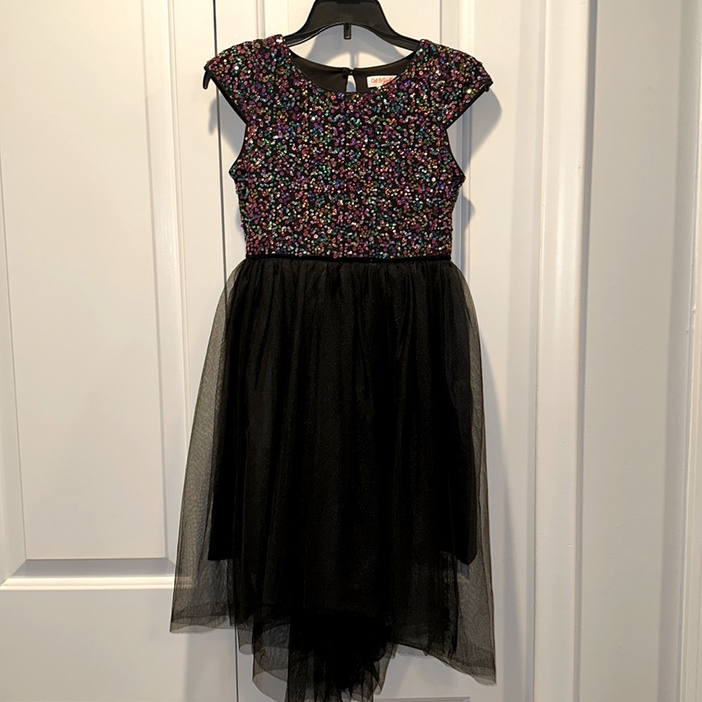 Cat & Jack Occasion Dress high-low size Medium 7/8